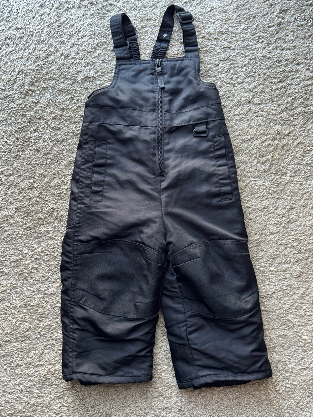 Circo 18M Black Insulated Snow Bib Overalls Adjustable Straps